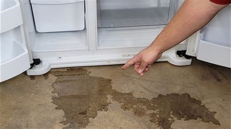 GE Refrigerator Leaking Water on the Floor